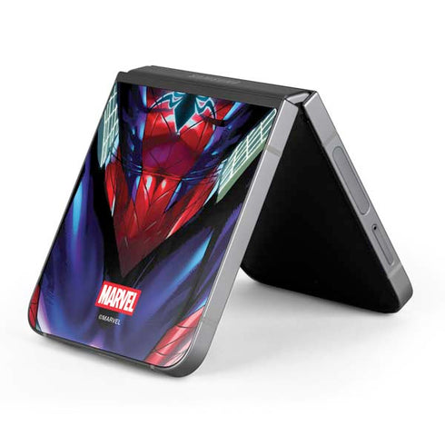 Marvel Spiderman Spiderman Armor MK IV Galaxy Z Flip6 Skin